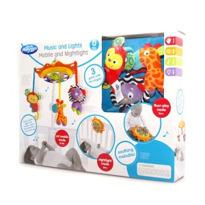 Playgro Karuzela muzyczna + 3 maskotki 