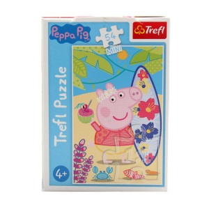 Puzzle 54 el. mini Wesoły dzień Świnki Peppy 19626 TREFL 