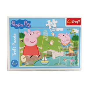 Puzzle 54 el. mini Wesoły dzień Świnki Peppy 19625 TREFL 