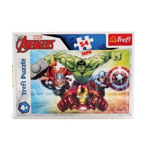 Puzzle 54 el. mini Bohaterowie Avengers 19613 TREFL 