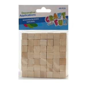 Ozdoba dekoracyjna drewniane kostki 