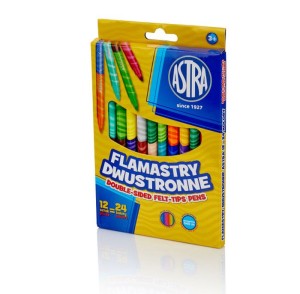 Pisaki dwustronne 12=24kol Astra