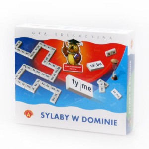 Gra z serii Sowa Mądra Głowa "Sylaby w dominie"