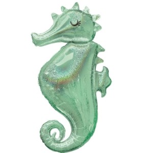 Balon foliowy Mermaid Wishes Sea horse holograf