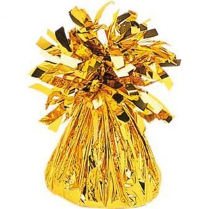 Ciężarek do balonów foliowych 170g złoty