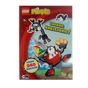 Książeczka Zadanie Naklejanie Mixels