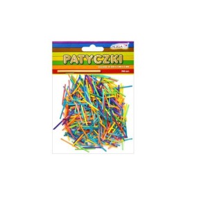 Patyczki kolor mix 42x2x2mm 500szt PK-0173