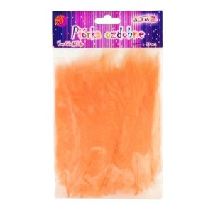 Piórka pomarńczowe P-081 10-12cm 50szt