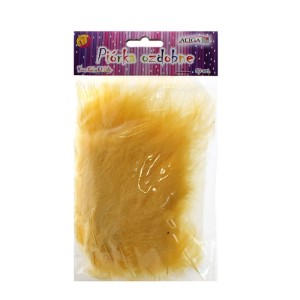 Piórka żółte P-082 10-12cm 50szt