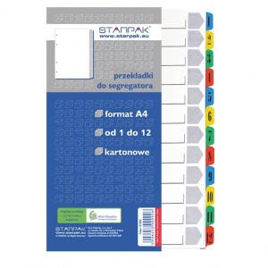 Przekładka do segregatora A4 Starpak
