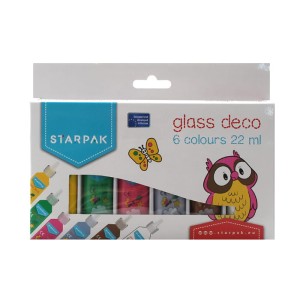 Farby witrażowe 6kol 22ml STK