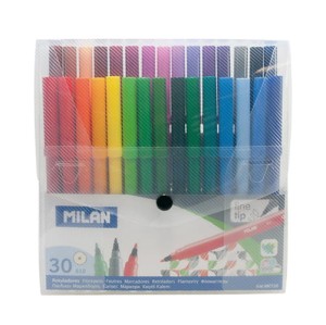 Pisaki Milan 30kol w przeźroczystym etui 06CT30