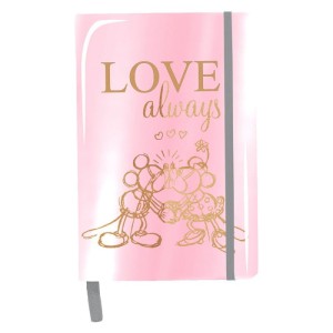 Notes A5 z lustrzaną okładką Love Always Różo Paso