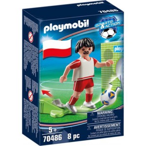 PLAYMOBIL Piłkarz reprezentacji Polski 70486