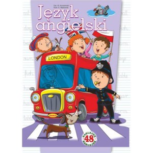 Anpex Język angielski A4 48 naklejek 