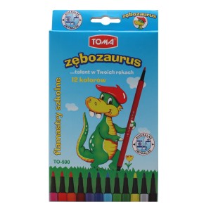 Pisaki 12 kol Toma spieralne Zębozaurus