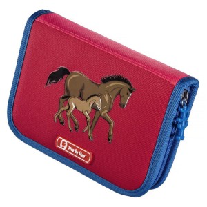 Piórnik Horse Family 3D z wyposażeniem Step by Step 