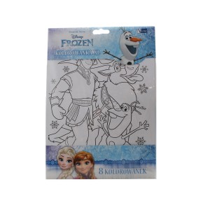 Kolorowanka Płaska XL Frozen Verte
