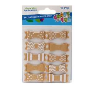 Ozdoba dekoracyjna kokardki papierowe