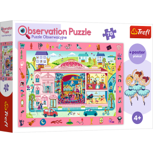 Puzzle Obserwacyjne 70 el. Odwiedzamy operę TREFL