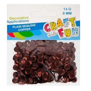 Ozdoba dekor Cekiny guziki 8mm miedziane