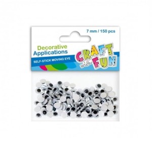 Ozdoba dekor Oczy 7 samoprzylepne