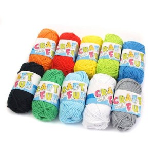 Ozdoba dekoracyjna mulina 23 m x 10 szt.  mix kolorów