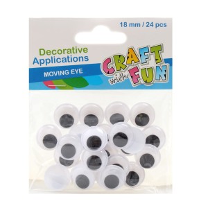 Ozdoba dekoracyjne Oczy 18 mm
