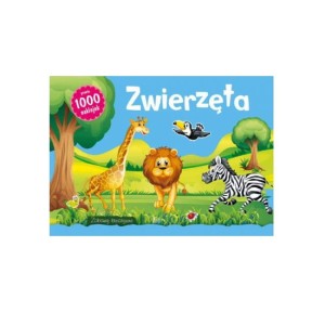 Książka Kreatywnie Zwierzęta 1000 naklejek