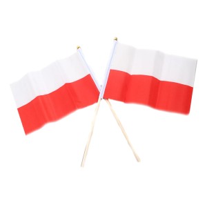 Flaga materiałowa na patyczku 2 szt. 