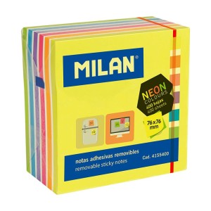 Karteczki samoprzylepne w kostce Neon Milan