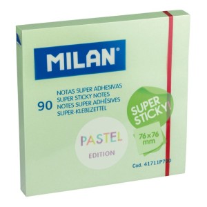 Karteczki samoprzylepne zielone pastelowe Milan 