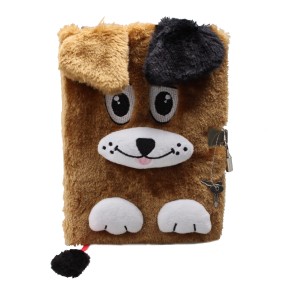 Pamiętnik z kłódką 3D Włochacz 96k Doggie