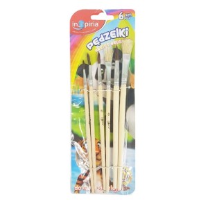 Pędzelki 6 szt Inspiria