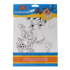 Kolorowanka Płaska XL Looney Tunes Verte