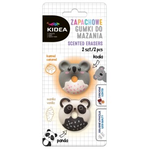 Gumka do mazania Zapachowa Panda Koala 2szt Kidea