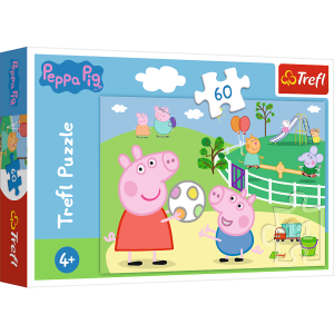 Puzzle 60 "Zabawy w gronie przyjaciół Peppa" 17356