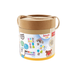 Zabawka drewniana O Klocki Pasowanki Baby 61513