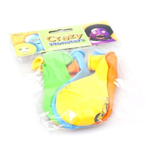 Balony z nadrukiem Potwory - 8 szt. 