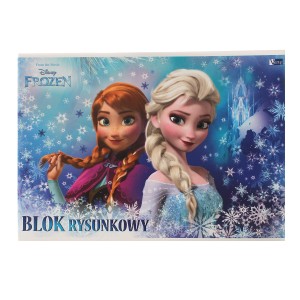 Blok rysunkowy Frozen biały A4/20 Verte