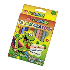 Kredki świecowe EASY 12 kolorów