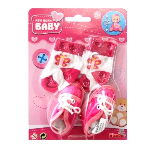 Zestaw skarpetki i buciki dla lalek 