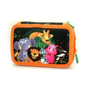 Piórnik podwójny bez wyposażenia Zoo