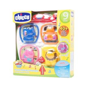 CHICCO Puzzle domek PL/EN