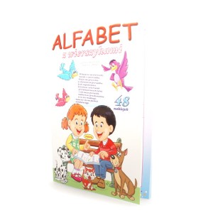 Alfabet z wierszykami + naklejki