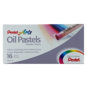 Kredki pastele olejne 16 kolorów Pentel
