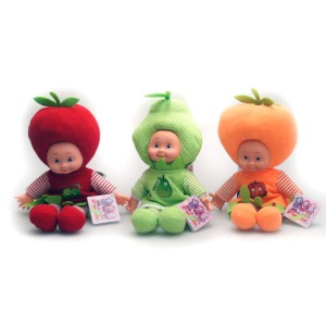 Lalka Przytulanka - Owoce 3 wzory